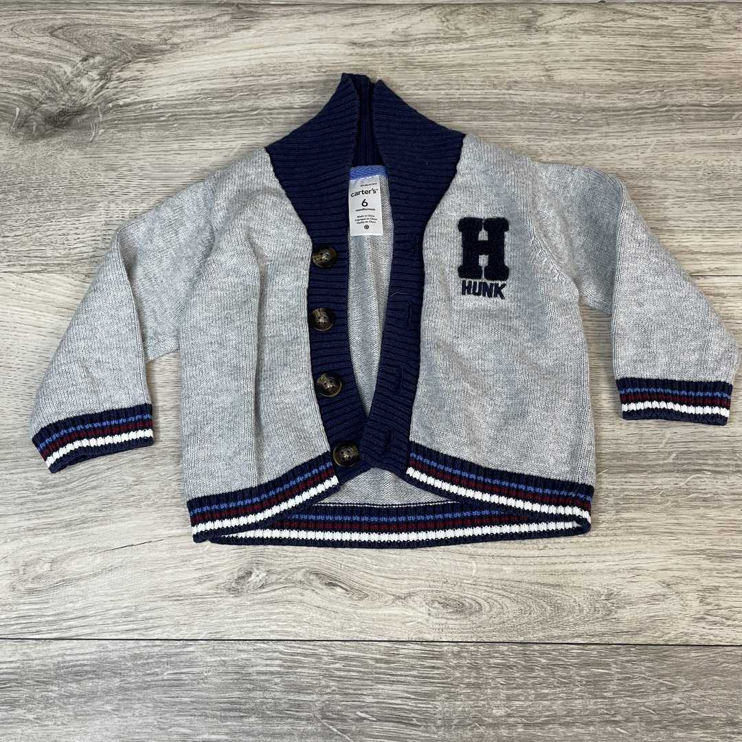 BOYS - 3 Months - Navy / Grey Sweater