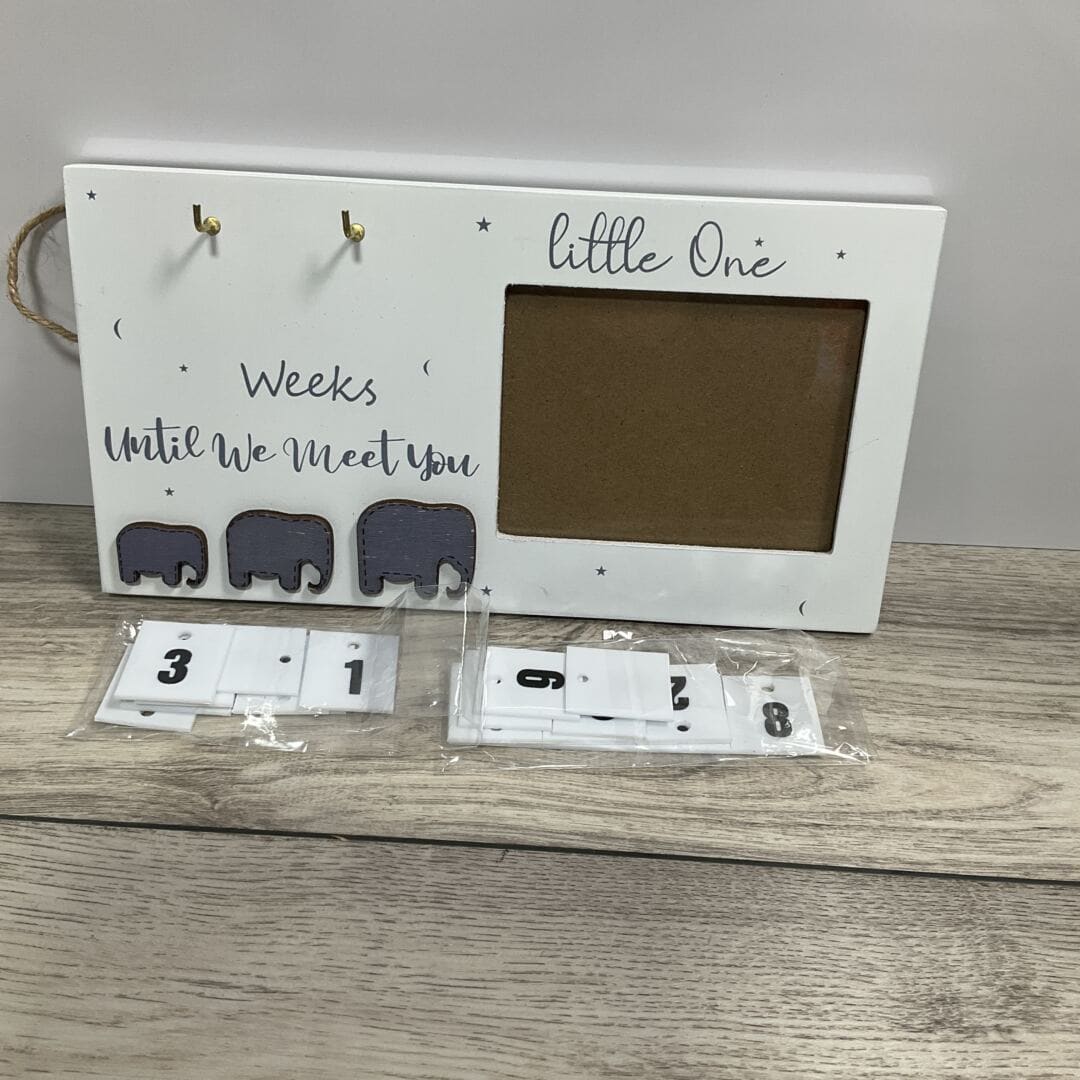 Ultrasound Countdown Keepsake