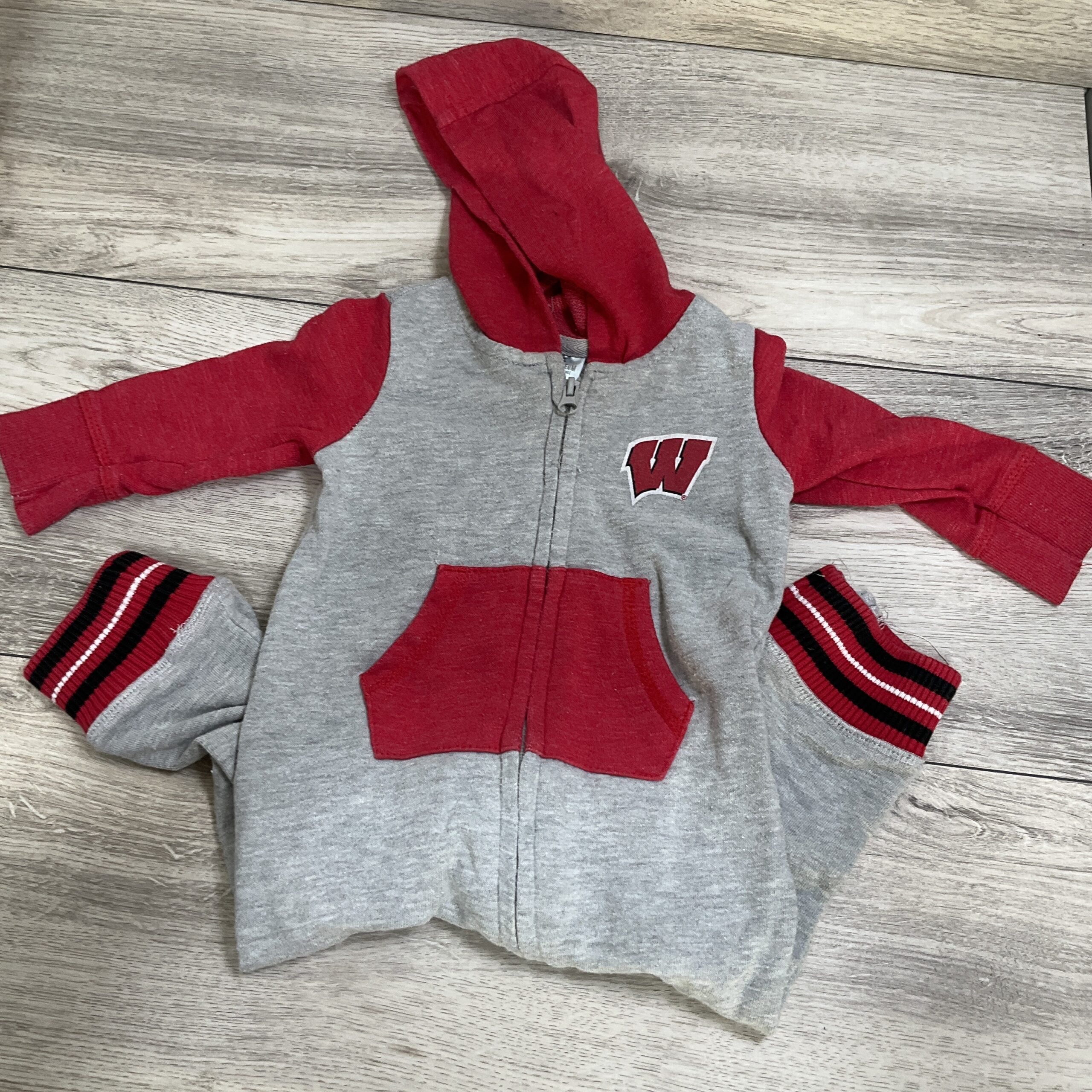 BOYS - 6/12 Month - Hoodie Jumpsuit
