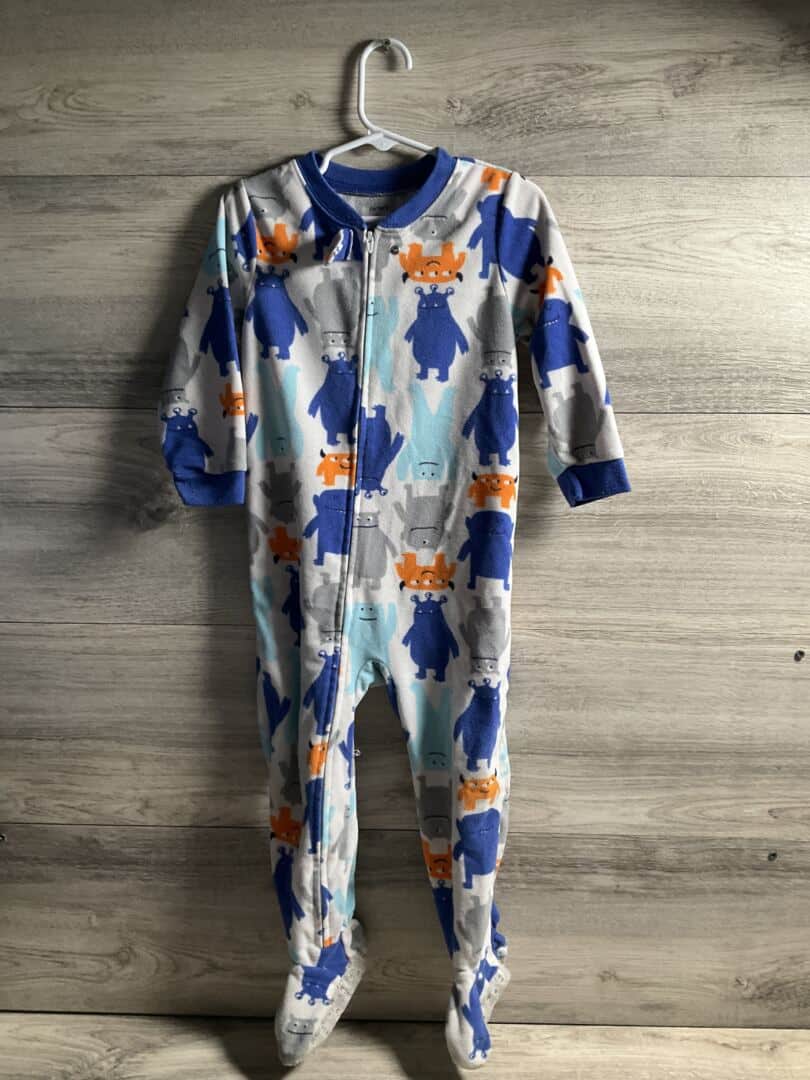 BOYS - 3T - Footed PJs