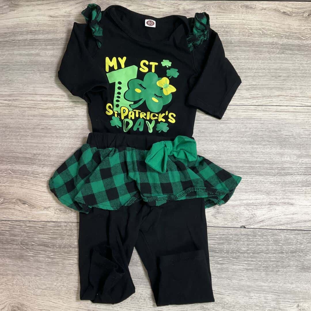 GIRLS - 9 Months - Onesie & Pants
